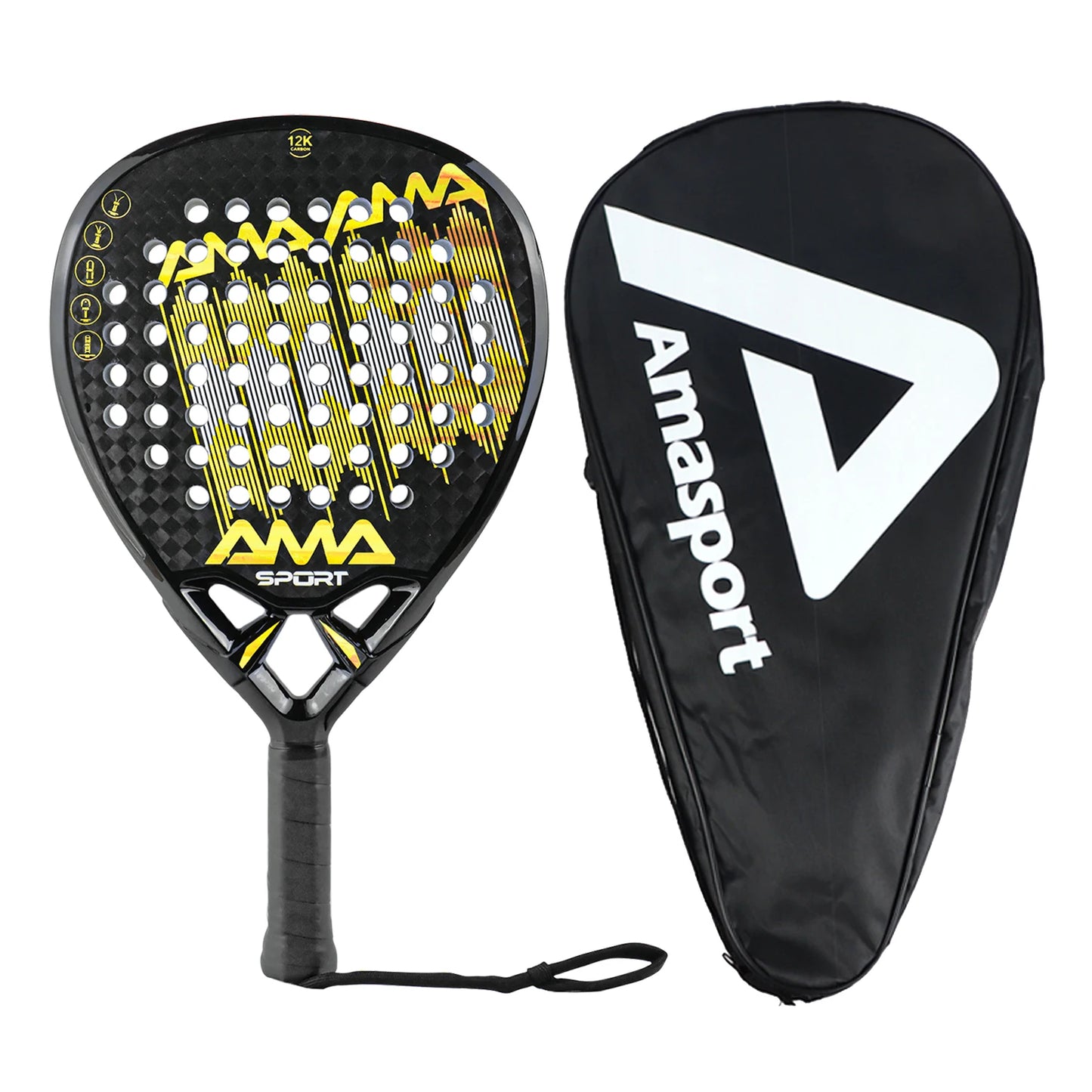 Padel Racket with Custom Grip