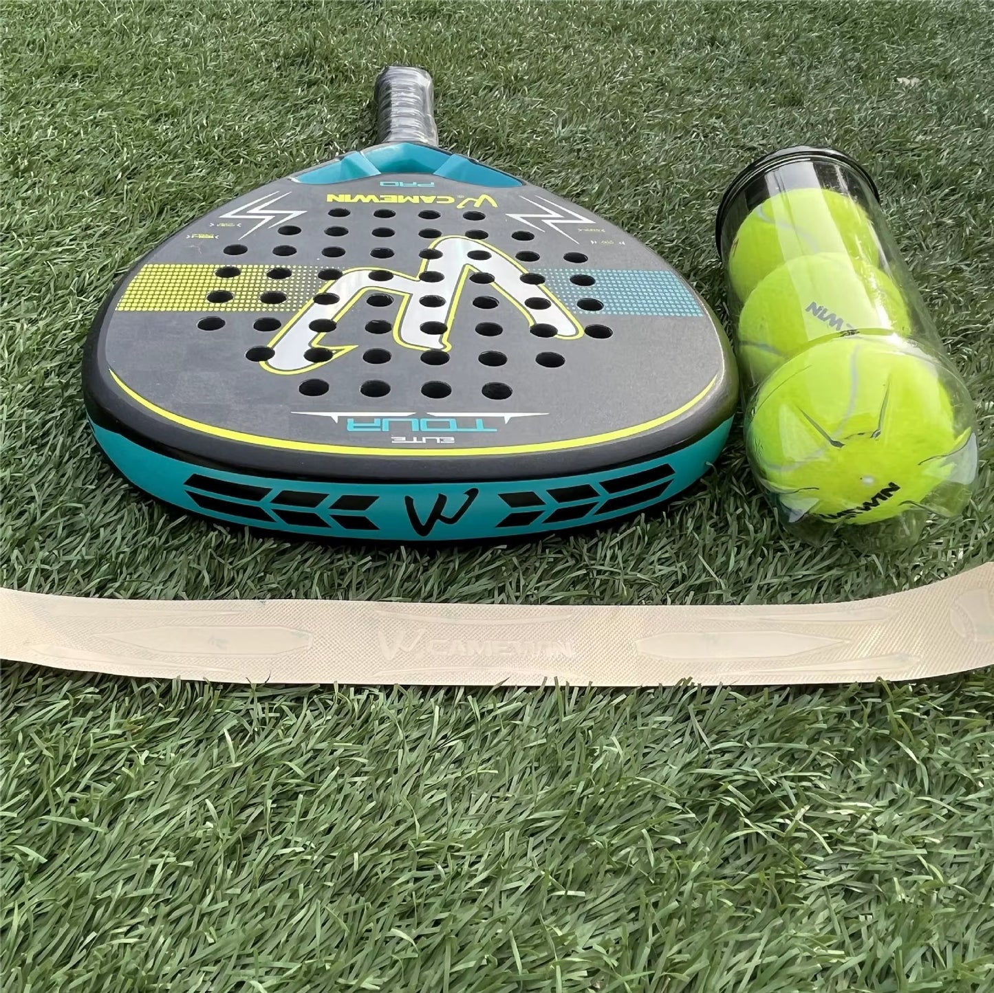 Padel Racket 18K 3K Carbon Fiber Surface with EVA Memory Flex Foam Core Padel Tennis Racquets Diamond Shape Tennis Padel