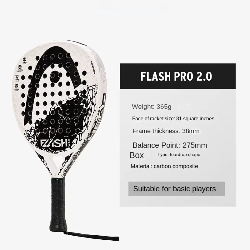2025 High Quality  Padel Flash Racket Padel Tenis Raquete Padel Racquet Sports