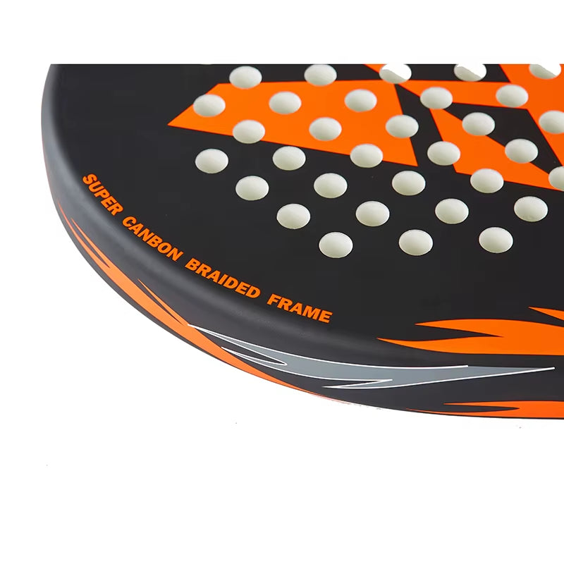 MASTER 100 Padel Racket Professional Carbon Fiber Soft EVA Face Sports Raqueta De Padel