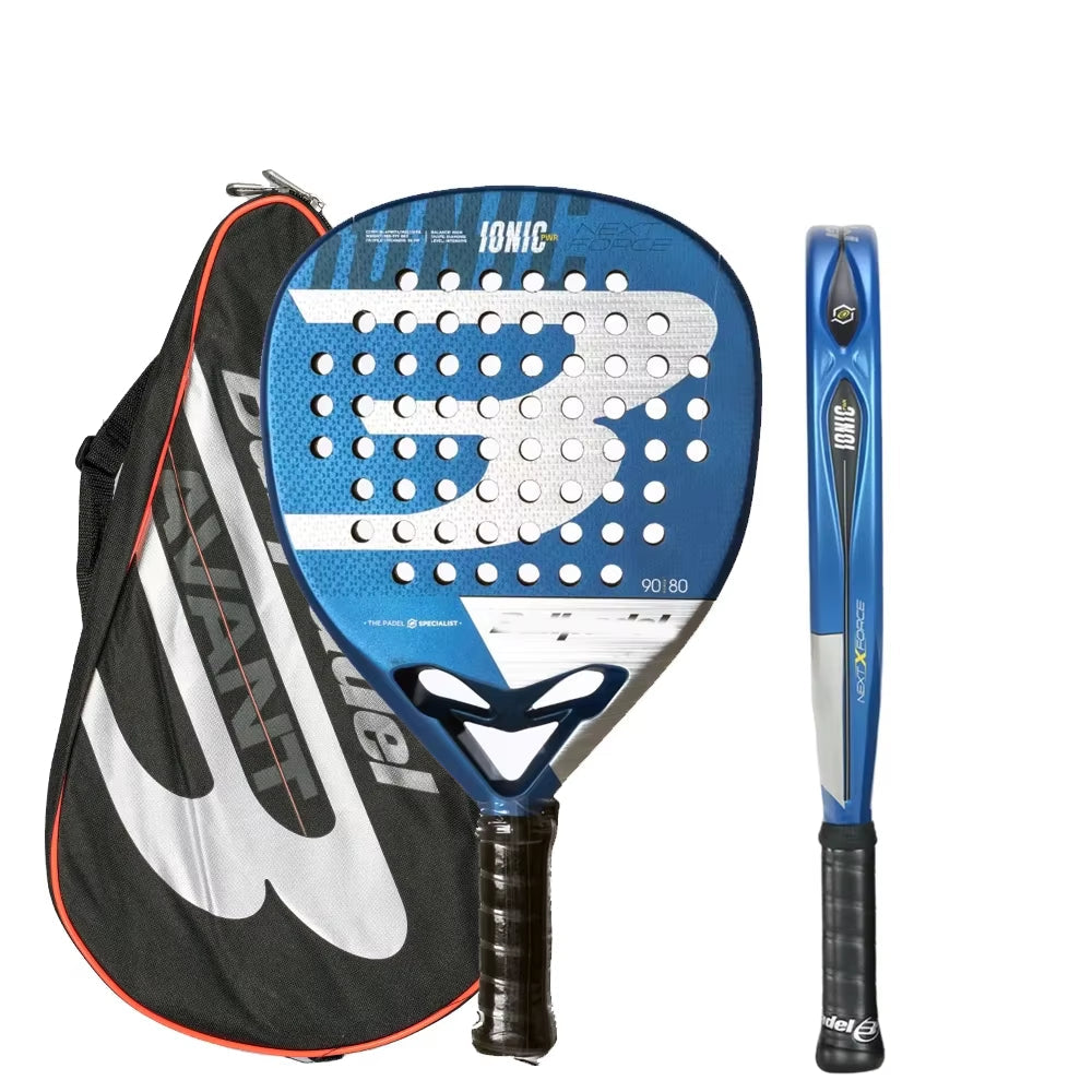 Bullpadel TENNIS PADDL IONIC AXYM POWER23 Shockp Tennis Racket Fiber Racquet 375G Fast Control Tennis Balance Padel Bull