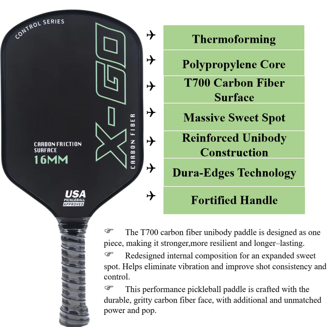 Thermoformed Pickleball Paddle 