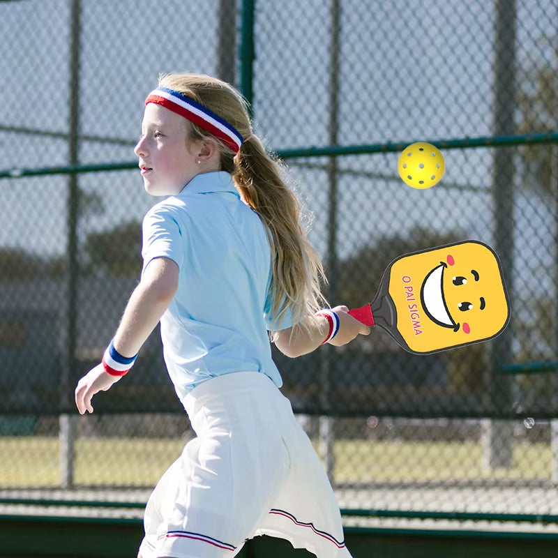 Pickleball Paddle for Kids – Child Size Paddle for Children 12 and Under, Bundle of Lightweight PE Rackets for Beginner
