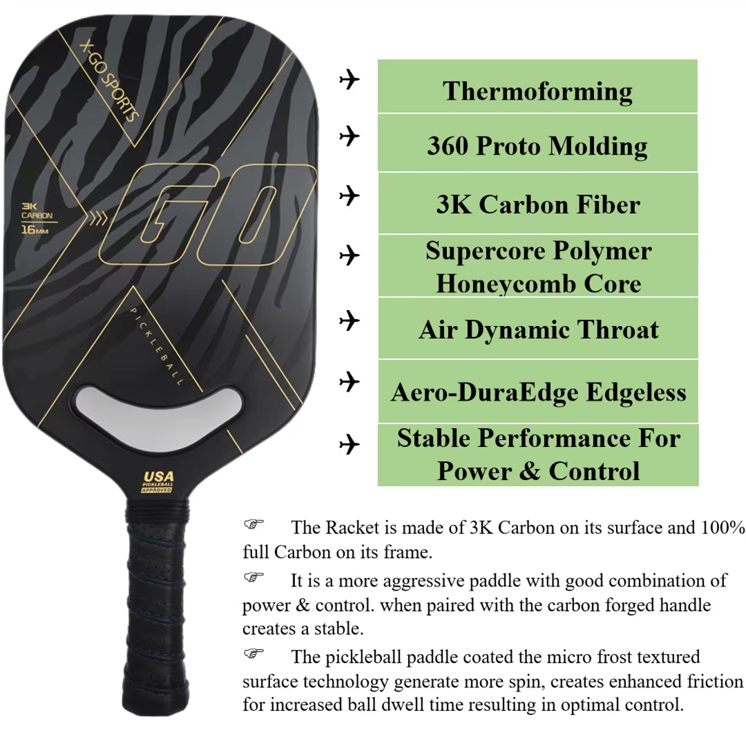 Edgeless Power Pickleball Paddle 