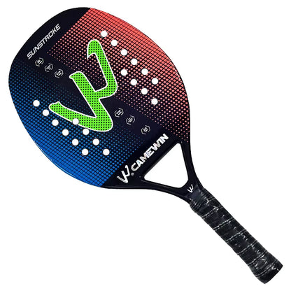 Camewin Racket 3K Professional Paddle 2024 Sports Tennis Woman Padel Mens Novice Racket Beach Tennis Carbon Shovel Bag Hand Bag