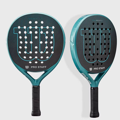Professional Tennis Rackets Carbon Fibre Surface Diamond Shape with Eva Memory Flex Foam Core Padel Tennis Racquets