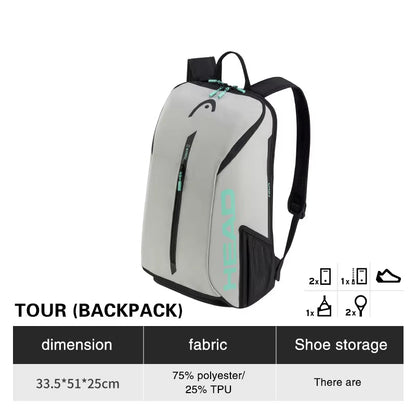 Genuine  Tennis Bag Tour Team Tennis Racket Backpack Male Multifunctional Sports Bag Female Tenis Padel Racket Bag Badminton