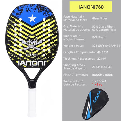 High Quality 3K Carbon Tennis Racket 