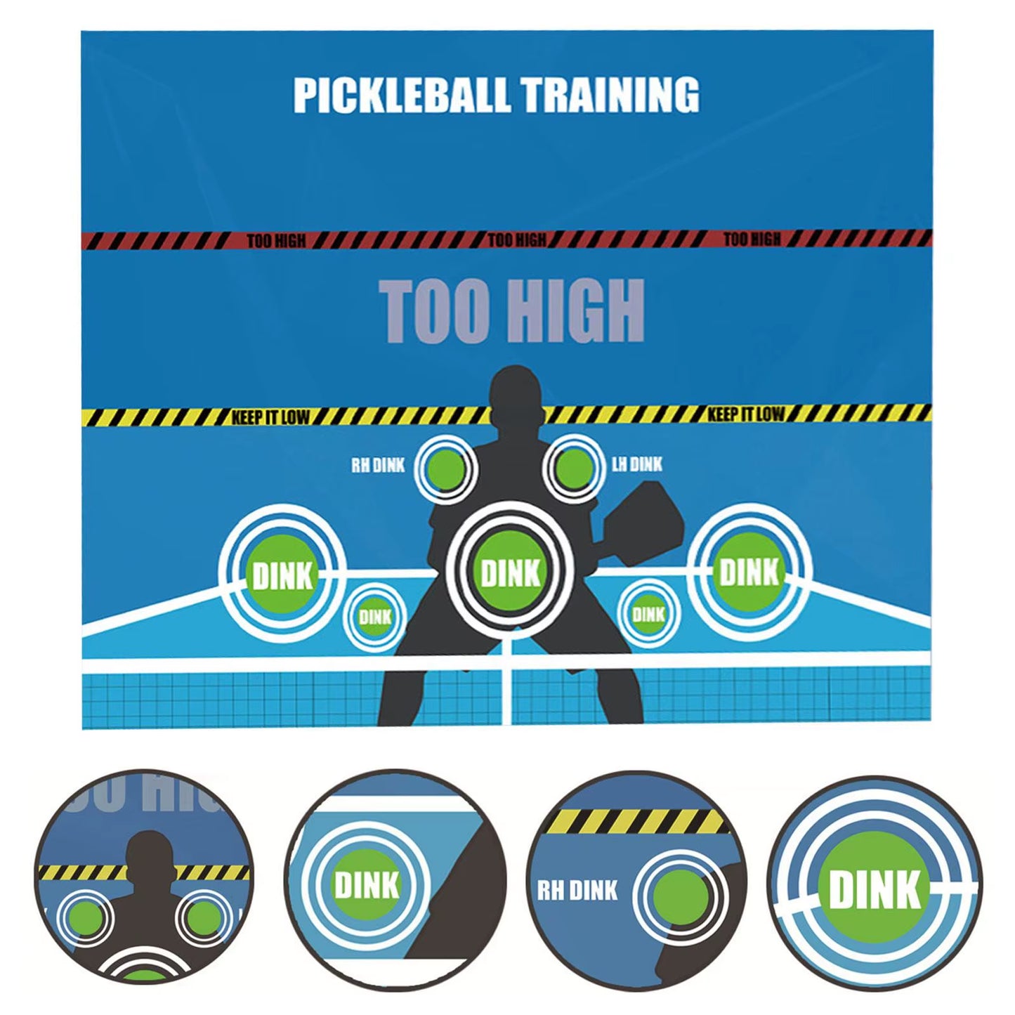 Pickleball Practice Dink Pad