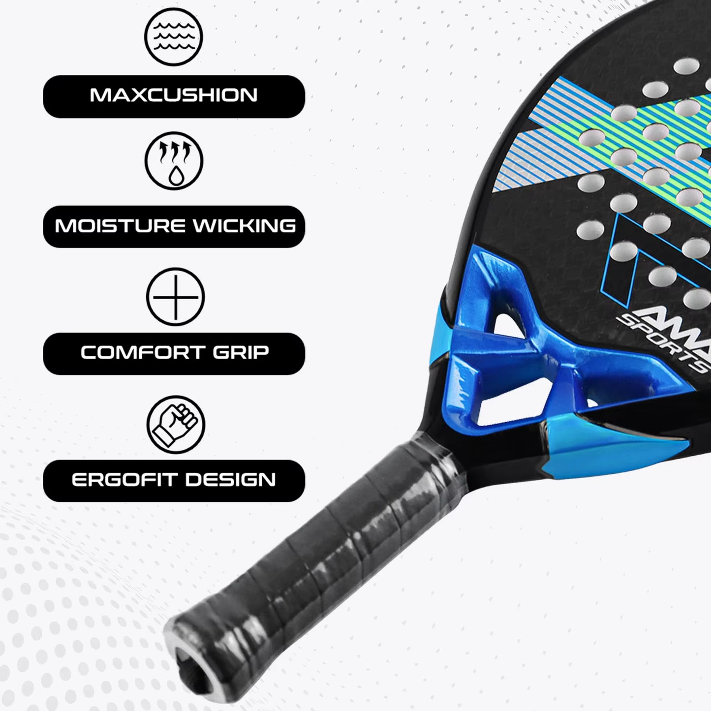 Professional Soft Memory Paddle Racket 