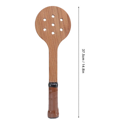 Tennis Pointer Wooden Tennis Spoon Dessert Tennis Rackets Batting Accurately Hit