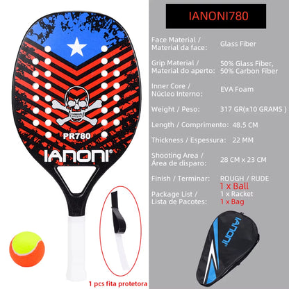 High Quality 3K Carbon Tennis Racket 