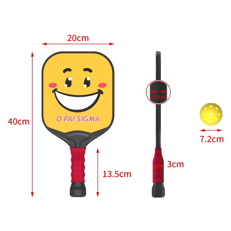 Pickleball Paddle for Kids – Child Size Paddle for Children 12 and Under, Bundle of Lightweight PE Rackets for Beginner
