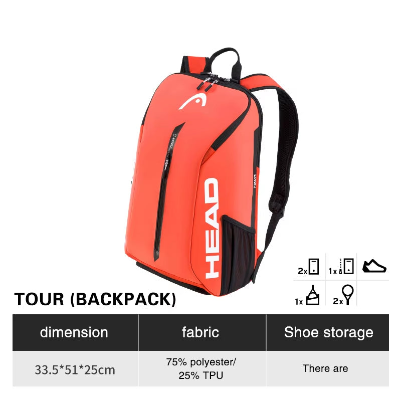 Genuine  Tennis Bag Tour Team Tennis Racket Backpack Male Multifunctional Sports Bag Female Tenis Padel Racket Bag Badminton