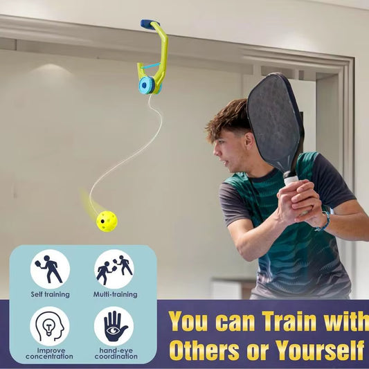 Door Pickleball Games over the Door Adjustable Doorway Game Pickleball Trainer Doorjam Pickleball Kit for Home Games