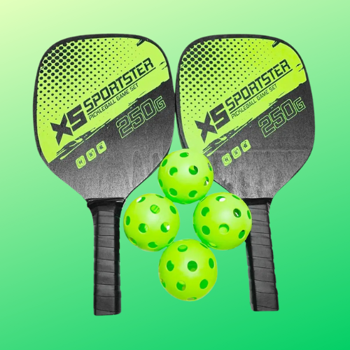 Lightweight Wooden Pickleball Racket Set