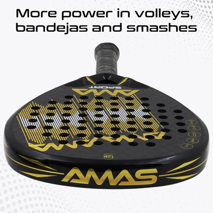 Padel Racket with Custom Grip