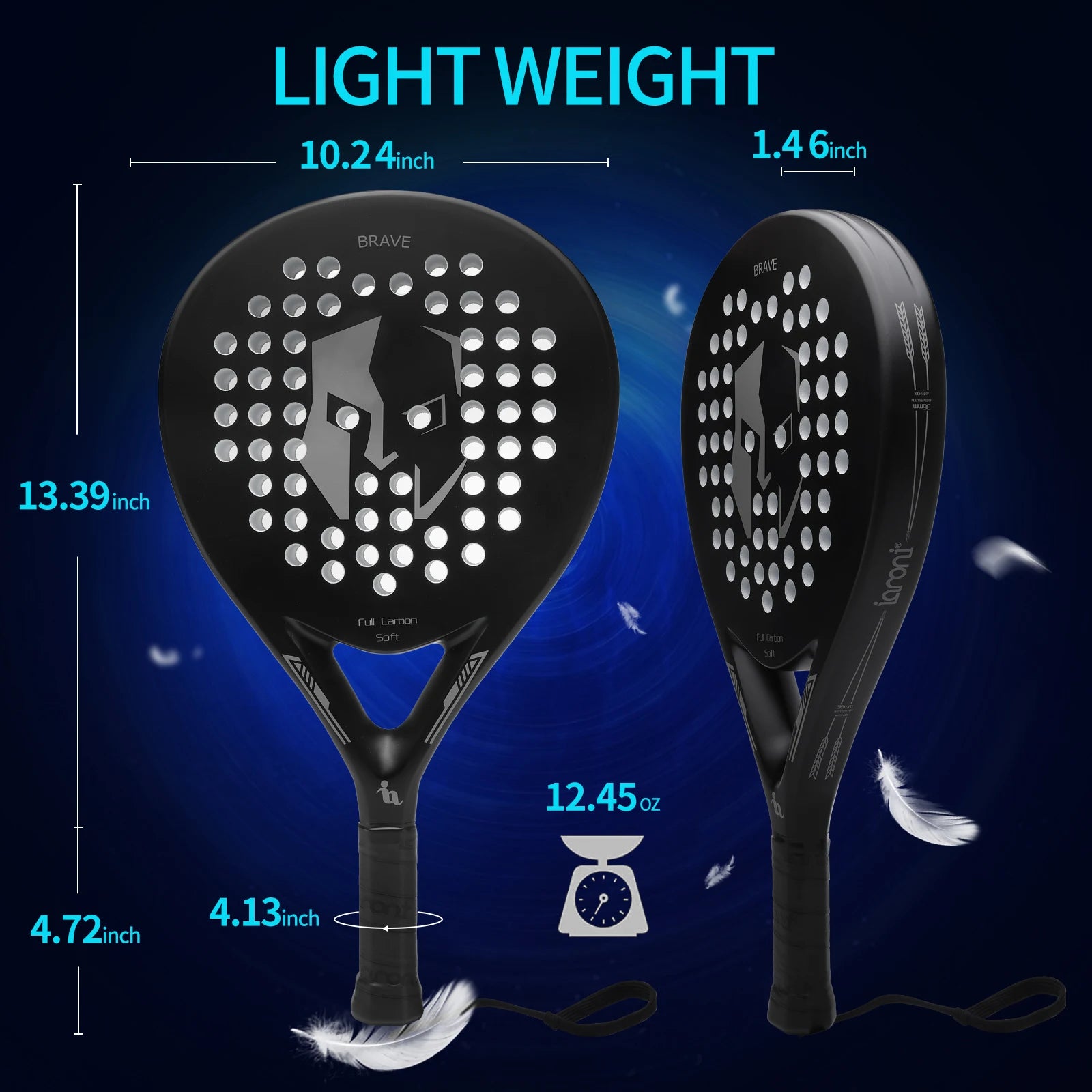 Carbon Fiber Padel Tennis Racket