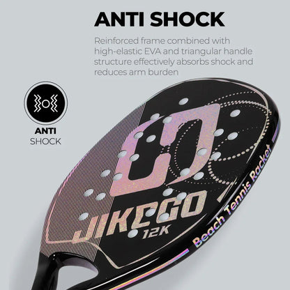 Glossy Surface Beach Tennis Racket