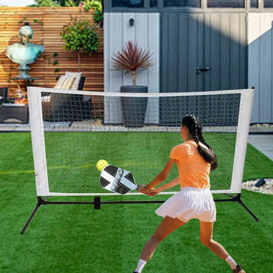 Small Pickleball Dink Net Compact Tennis Ball Trainer Net Quick Setup Home Equipment Pickle Ball Equipment for Backyard Driveway