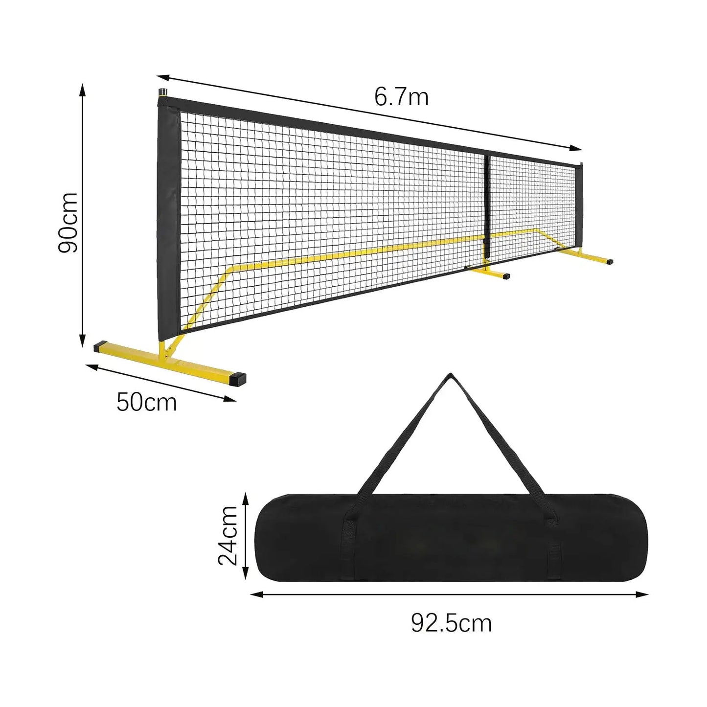 Pickleball Net Set With Carrying Bag