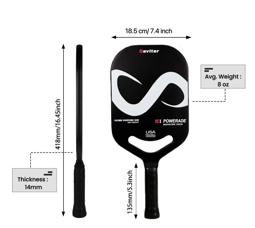 Thermoformed Uni-body Pickleball Paddle