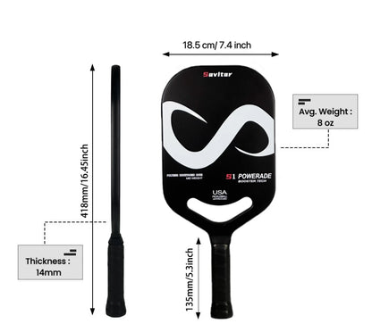 Thermoformed Uni-body Pickleball Paddle