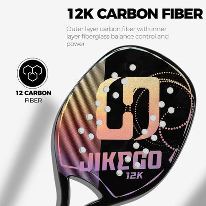 Glossy Surface Beach Tennis Racket