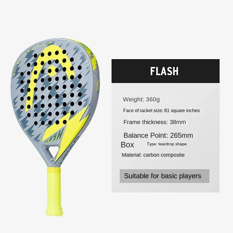 2025 High Quality  Padel Flash Racket Padel Tenis Raquete Padel Racquet Sports