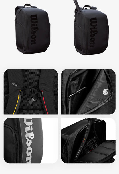 Tennis Racket Backpack Super Tour Collection Series Backpack Shoulder Padel Tennis Sports Portable Court Bag Men Women