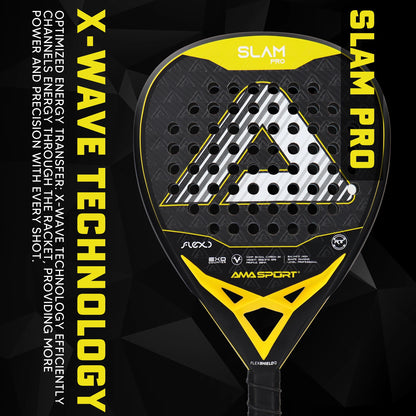 3D Texture for Enhanced Control Padel Racket