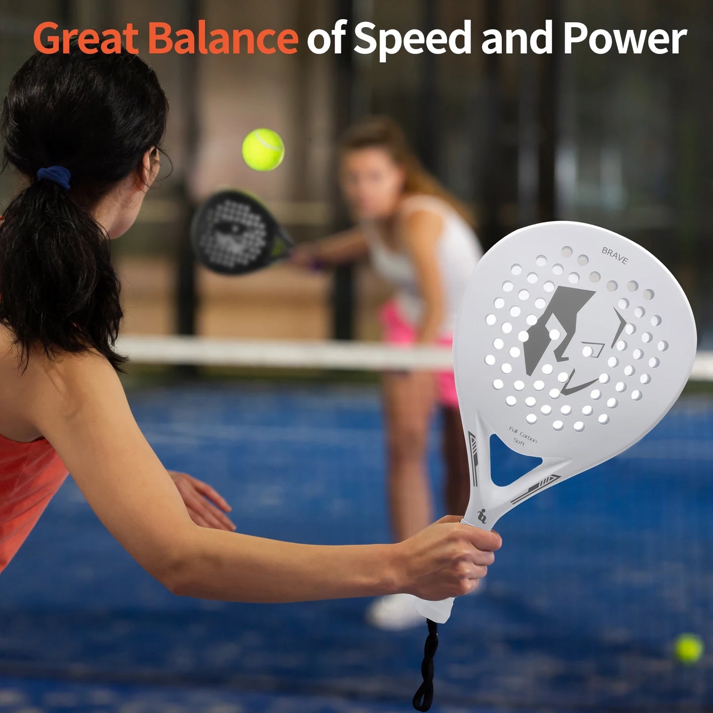 Carbon Fiber Padel Tennis Racket