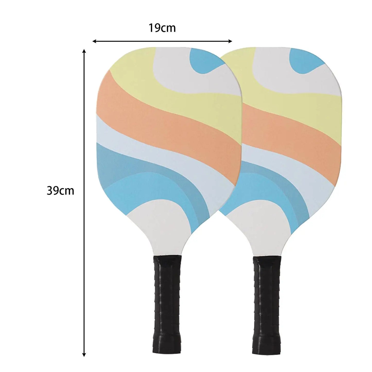 Pickleball Racket Set Includes 2 Rackets 4 Balls Pickle Ball Racket for Indoor