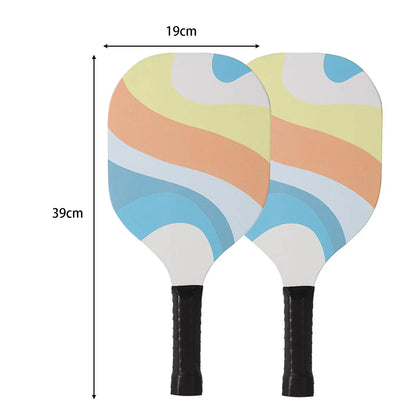 Pickleball Racket Set Includes 2 Rackets 4 Balls Pickle Ball Racket for Indoor