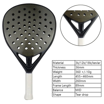 Carbon Fiber Padel Racket