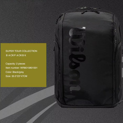 Tennis Racket Backpack Super Tour Collection Series Backpack Shoulder Padel Tennis Sports Portable Court Bag Men Women