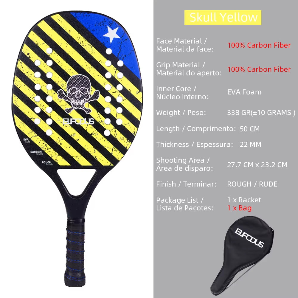 High Quality 3K Carbon Tennis Racket 